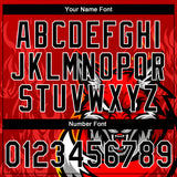 Custom Stitched Red Black Yellow-White 3D Pattern Design Flame Fox Sports Pullover Sweatshirt Hoodie