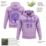 Custom Light Purple Purple 3D Gynecological Cancer World Cancer Day Ribbon Support Sports Pullover Sweatshirt Hoodie