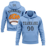 Custom Light Blue Black 3D Kidney Cancer World Cancer Day Ribbon Support Sports Pullover Sweatshirt Hoodie