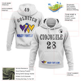 Custom White Black 3D Bladder Cancer World Cancer Day Ribbon Support Sports Pullover Sweatshirt Hoodie