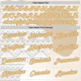 Custom Cream City Cream White-Old Gold 3D Pattern Design Ethnic Tribal Sportswear Pullover Sweatshirt Hoodie