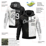 Custom White Black 3D Pattern Design Dreamcatcher Tribal Sportswear Pullover Sweatshirt Hoodie