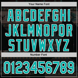 Custom Black Aqua-White 3D Pattern Design Ethnic Tribal Sportswear Pullover Sweatshirt Hoodie