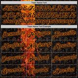 Custom Black Bay Orange 3D Pattern Design Ethnic Tribal Sportswear Pullover Sweatshirt Hoodie