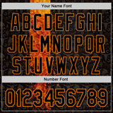 Custom Black Bay Orange 3D Pattern Design Ethnic Tribal Sportswear Pullover Sweatshirt Hoodie