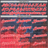 Custom Navy Fire Red-White 3D Pattern Design Ethnic Tribal Sportswear Pullover Sweatshirt Hoodie