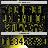 Custom Black Neon Yellow 3D Pattern Design Ethnic Tribal Sportswear Pullover Sweatshirt Hoodie