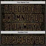 Custom Black Old Gold 3D Pattern Design Ethnic Tribal Sportswear Pullover Sweatshirt Hoodie