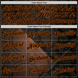 Custom Black Texas Orange 3D Pattern Design Ethnic Tribal Sportswear Pullover Sweatshirt Hoodie