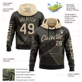 Custom Black City Cream 3D Pattern Design Ethnic Tribal Sportswear Pullover Sweatshirt Hoodie