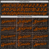 Custom Black Texas Orange 3D Pattern Design Ethnic Tribal Sportswear Pullover Sweatshirt Hoodie