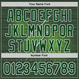 Custom Green White 3D Pattern Design Ethnic Tribal Sportswear Pullover Sweatshirt Hoodie