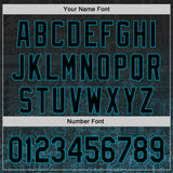 Custom Black Teal 3D Pattern Design Ethnic Tribal Sportswear Pullover Sweatshirt Hoodie