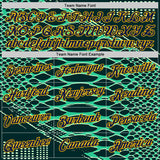 Custom Stitched Green Navy-Gold 3D Pattern Design Crocodile Skin Print Sportswear Pullover Sweatshirt Hoodie