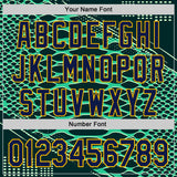 Custom Stitched Green Navy-Gold 3D Pattern Design Crocodile Skin Print Sportswear Pullover Sweatshirt Hoodie