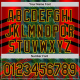 Custom Stitched Green Brown Red-Yellow 3D Pattern Design Snake Skin Print Sportswear Pullover Sweatshirt Hoodie