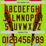 Custom Stitched Neon Green Brown Red Black-Yellow 3D Pattern Design Snake Skin Print Sportswear Pullover Sweatshirt Hoodie