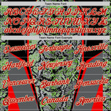 Custom Stitched Gray Red Green Black-Cream 3D Pattern Design Snake Skin Print Sportswear Pullover Sweatshirt Hoodie