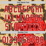 Custom Stitched Old Gold Red Black-White 3D Pattern Design Snake Skin Print Sportswear Pullover Sweatshirt Hoodie