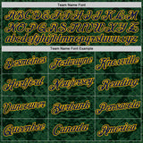 Custom Stitched Green Navy Black-Gold 3D Pattern Design Snake Skin Print Sportswear Pullover Sweatshirt Hoodie