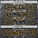 Custom Stitched Gray Navy Black-Gold 3D Pattern Design Snake Skin Print Sportswear Pullover Sweatshirt Hoodie