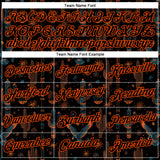 Custom Black Orange 3D Pattern Design Western Cowboy Tribal Ethnic Sports Pullover Sweatshirt Hoodie