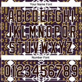 Custom Purple Brown-White 3D Pattern Design Western Cowboy Tribal Ethnic Sports Pullover Sweatshirt Hoodie