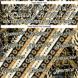 Custom City Cream Black 3D Pattern Design Western Cowboy Tribal Ethnic Sports Pullover Sweatshirt Hoodie