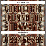 Custom Brown City Cream-Black 3D Pattern Design Western Cowboy Tribal Ethnic Sports Pullover Sweatshirt Hoodie