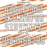 Custom White Orange-Brown 3D Pattern Design Western Cowboy Tribal Ethnic Sports Pullover Sweatshirt Hoodie