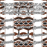 Custom White Brown-Black 3D Pattern Design Western Cowboy Tribal Ethnic Sports Pullover Sweatshirt Hoodie