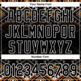 Custom Black White 3D Pattern Design Western Cowboy Tribal Ethnic Sports Pullover Sweatshirt Hoodie