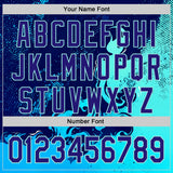 Custom Blue Dark Purple-Ice Blue 3D Abstract Flame Sports Pullover Sweatshirt Hoodie