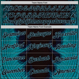 Custom Black Shadow Blue 3D Abstract Flame Sports Pullover Sweatshirt Hoodie