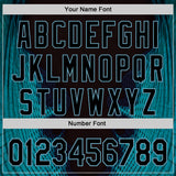 Custom Black Shadow Blue 3D Abstract Flame Sports Pullover Sweatshirt Hoodie