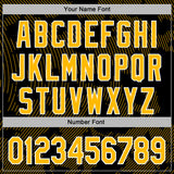 Custom Stitched Black Gold-White 3D Pattern Design Curve Lines Sports Pullover Sweatshirt Hoodie