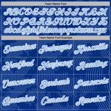 Custom Stitched Royal Light Blue-White 3D Pattern Design Curve Lines Sports Pullover Sweatshirt Hoodie