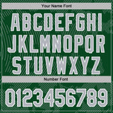 Custom Stitched Green Gray-White 3D Pattern Design Curve Lines Sports Pullover Sweatshirt Hoodie