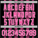 Custom Stitched Black Pink-White 3D Pattern Design Abstract Shape Sports Pullover Sweatshirt Hoodie