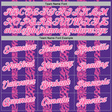 Custom Stitched Purple Pink-White 3D Pattern Design Abstract Shape Sports Pullover Sweatshirt Hoodie