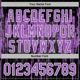 Custom Stitched Black Medium Purple-White 3D Pattern Design Dripping Splatter Sports Pullover Sweatshirt Hoodie