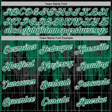 Custom Stitched Black Kelly Green-White 3D Pattern Design Dripping Splatter Sports Pullover Sweatshirt Hoodie