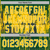 Custom Stitched Green Yellow-White 3D Pattern Design Dripping Splatter Sports Pullover Sweatshirt Hoodie