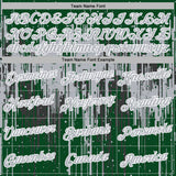 Custom Stitched Green Gray-White 3D Pattern Design Dripping Splatter Sports Pullover Sweatshirt Hoodie