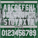 Custom Stitched Green Gray-White 3D Pattern Design Dripping Splatter Sports Pullover Sweatshirt Hoodie