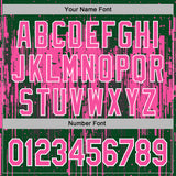 Custom Stitched Green Pink-White 3D Pattern Design Dripping Splatter Sports Pullover Sweatshirt Hoodie