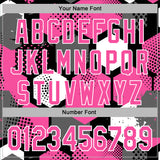 Custom Stitched Black Pink-White 3D Pattern Design Geometric Shape Sports Pullover Sweatshirt Hoodie