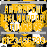 Custom Stitched Black Gold-White 3D Pattern Design Geometric Shape Sports Pullover Sweatshirt Hoodie