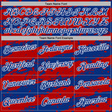 Custom Stitched Red Royal-White 3D Pattern Design Splash Torn Paper Style Sports Pullover Sweatshirt Hoodie