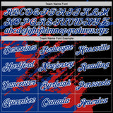 Custom Stitched Black Royal Red-White 3D Pattern Design Abstract Fragment Art Splash Sports Pullover Sweatshirt Hoodie